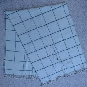 Talbots Flannel Shawl - New!